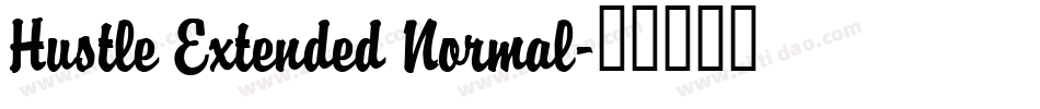 Hustle Extended Normal字体转换